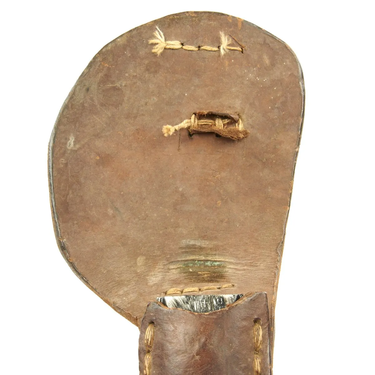 Original U.S. WWI Model 1918 Mark I Trench Knife by L.F. & C with Airborne Modified Scabbard