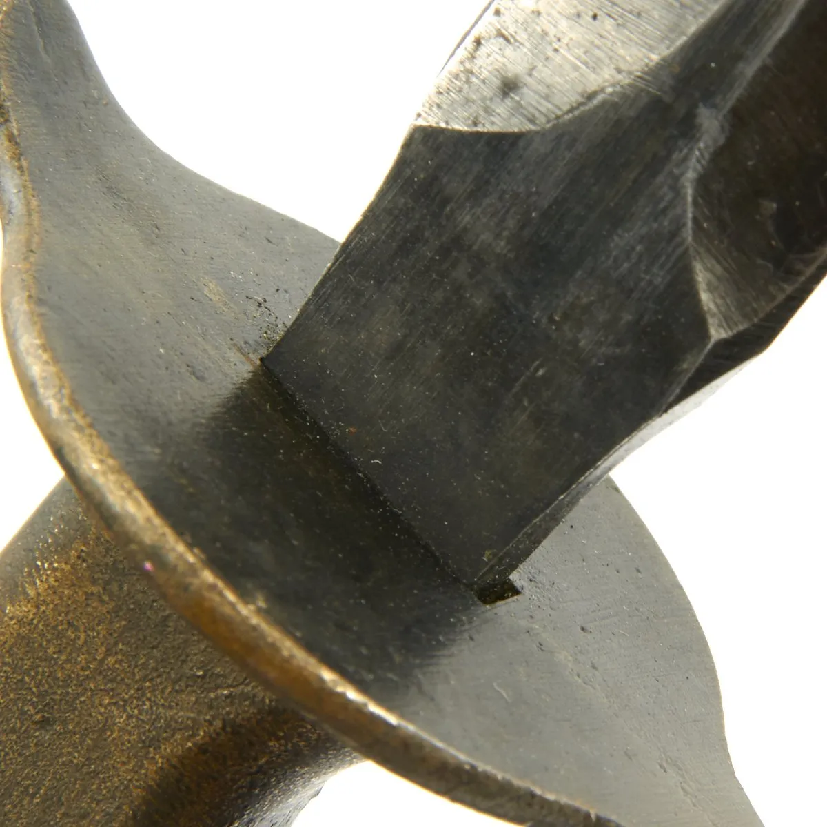Original U.S. WWI Model 1918 Mark I Trench Knife by L.F. & C with Airborne Modified Scabbard