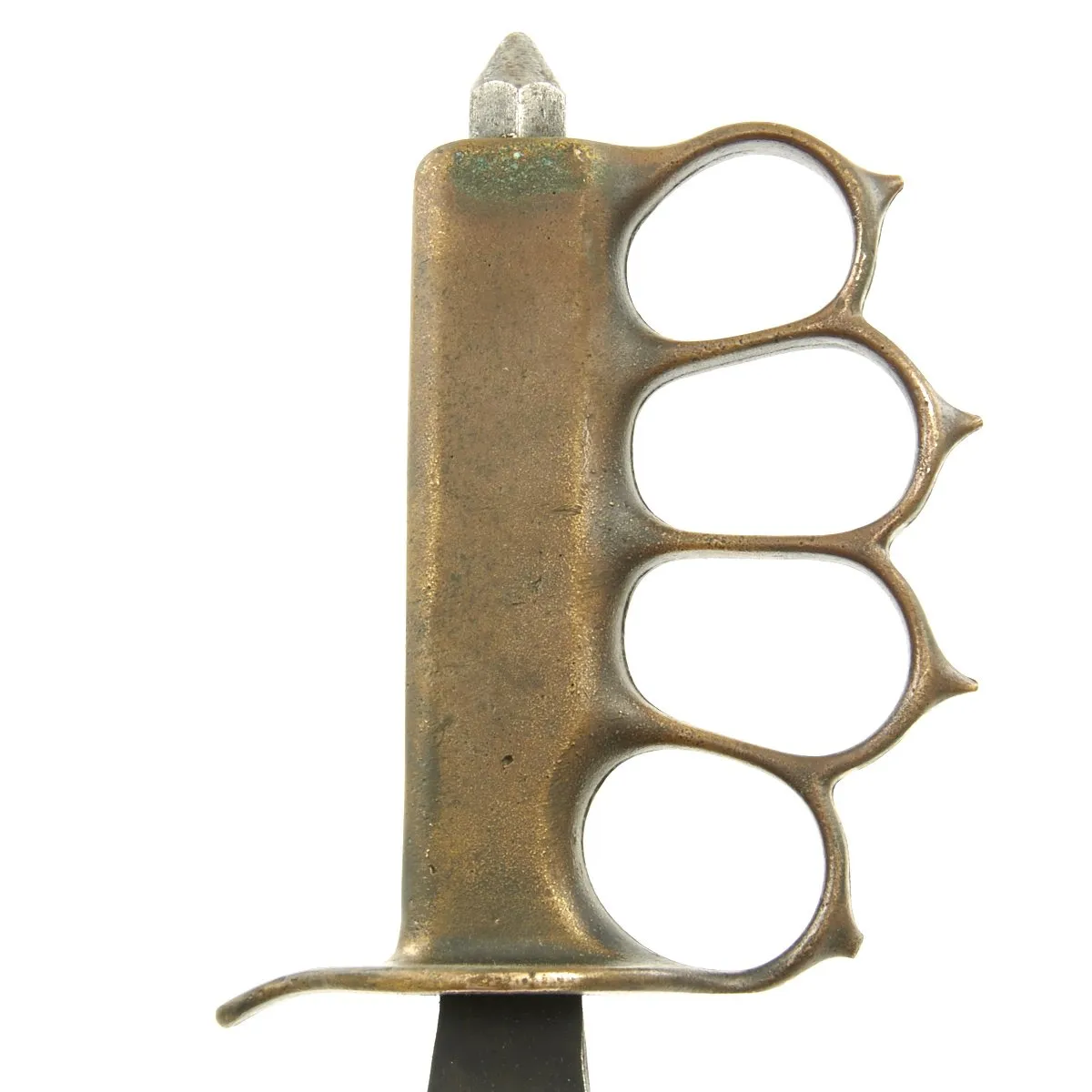 Original U.S. WWI Model 1918 Mark I Trench Knife by L.F. & C with Airborne Modified Scabbard