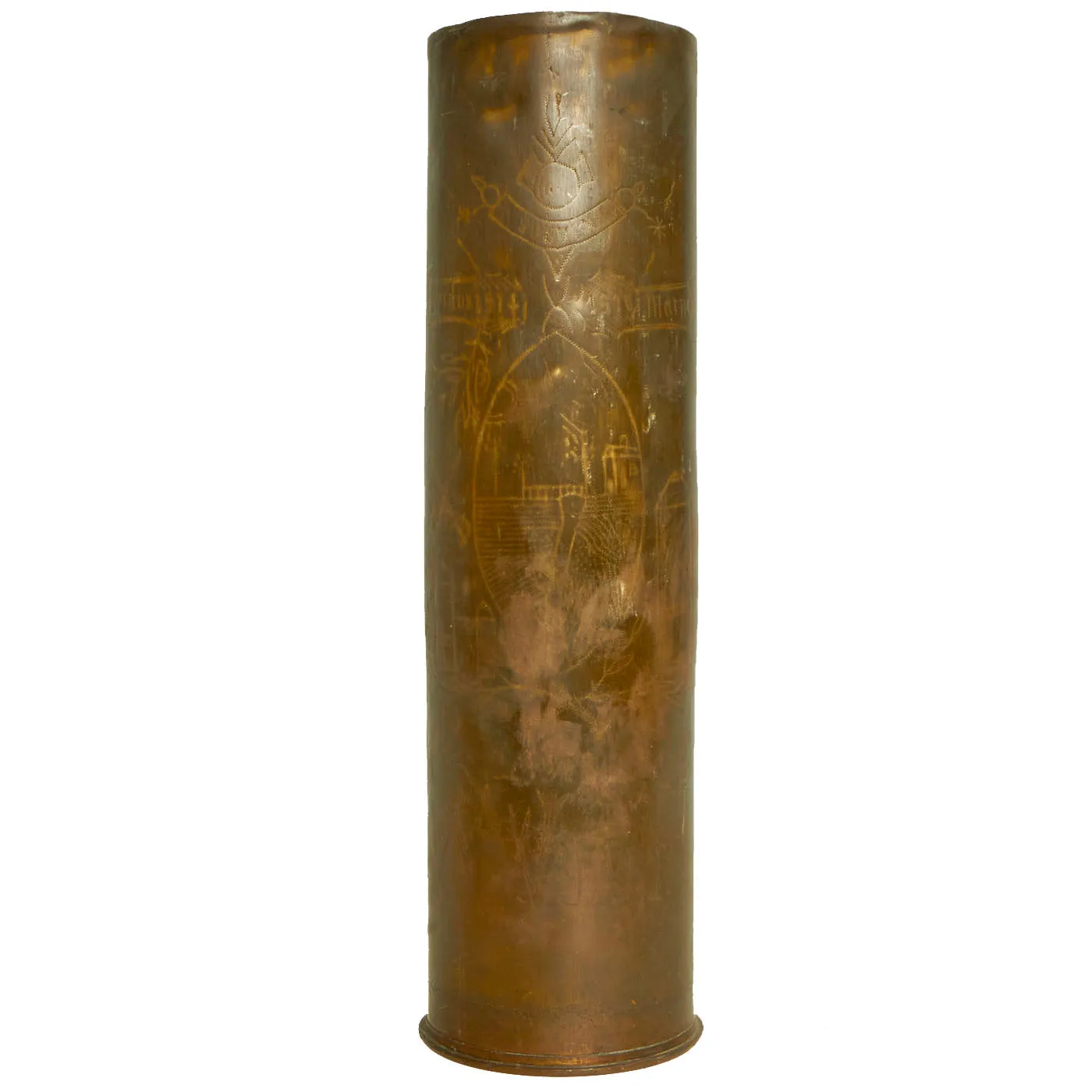 Original U.S. WWI Verdun Artillery Shell Trench Art Lot - 3 Items