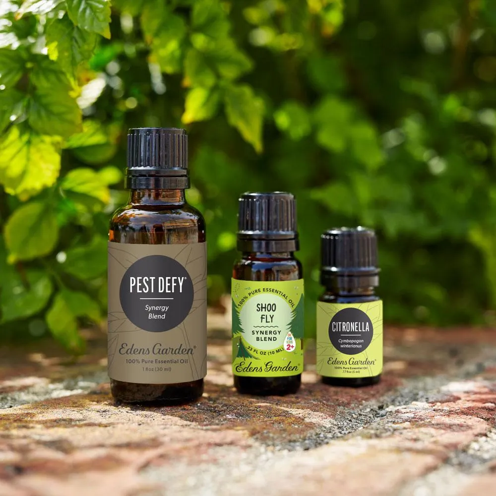 Pest Defy Essential Oil Blend- A Natural, Deet-Free Mosquito & Insect Repellent