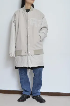 REMIX MELTON LAYER STADIUM JACKET/BEG/01