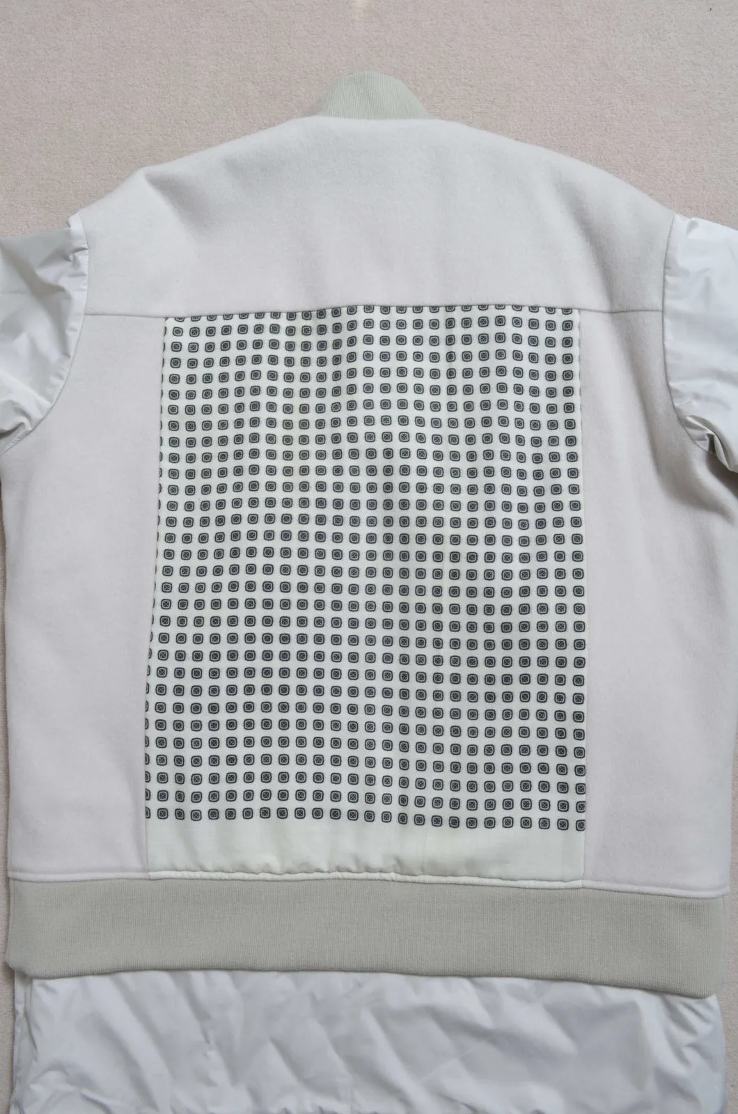 REMIX MELTON LAYER STADIUM JACKET/BEG/01
