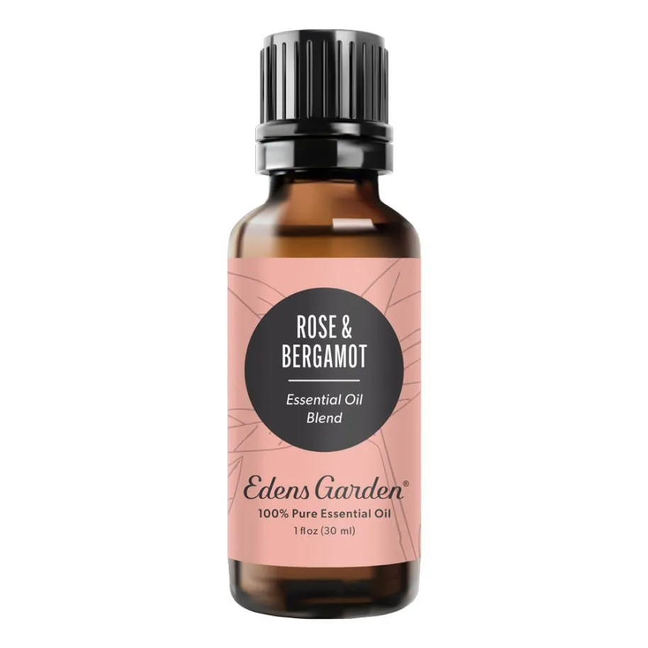Rose & Bergamot Essential Oil Blend- A Perfect Mix Of Floral & Citrus