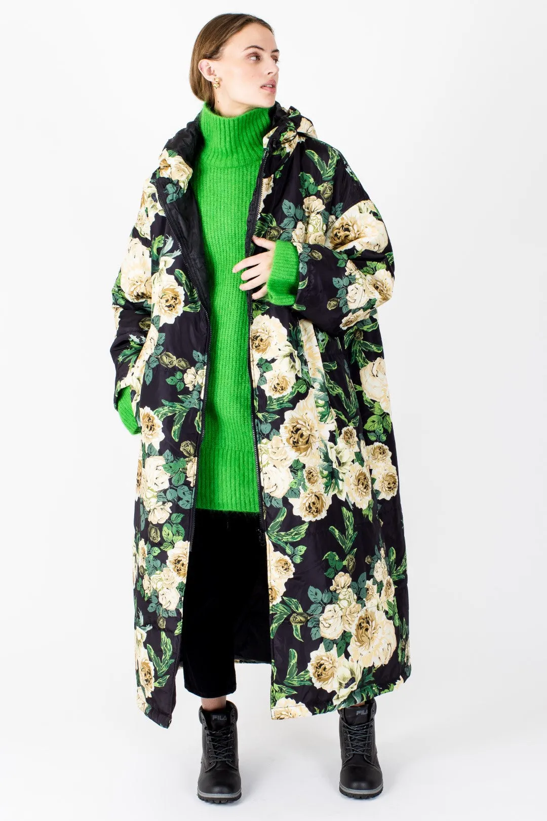 SittingSuits Jacket Wearable Blanket | Winter Garden