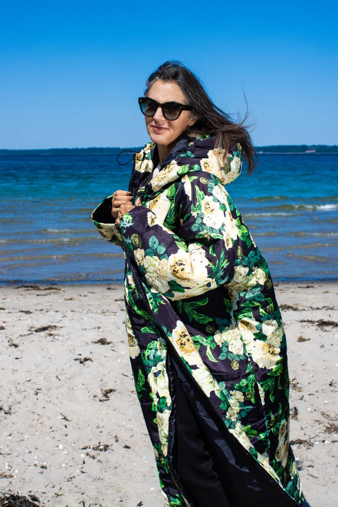 SittingSuits Jacket Wearable Blanket | Winter Garden