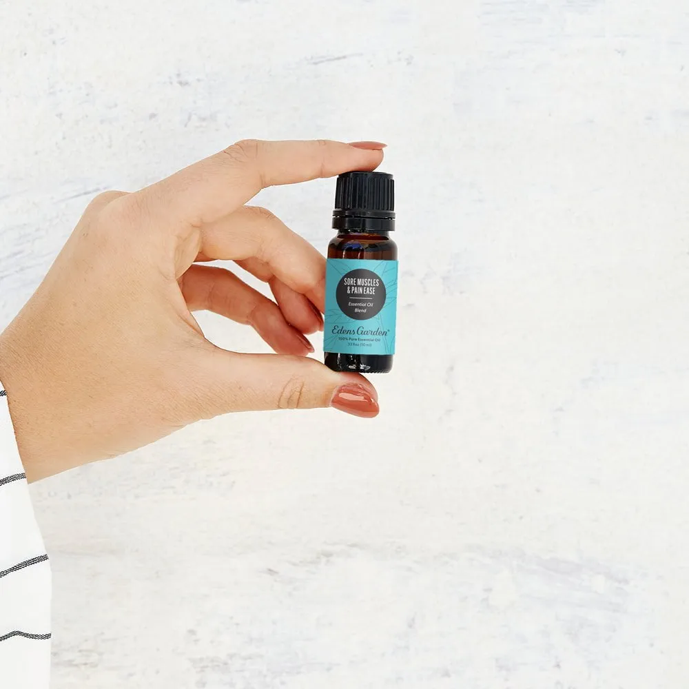 Sore Muscles & Pain Ease Essential Oil Blend- With Peppermint & Lavender For Recovery
