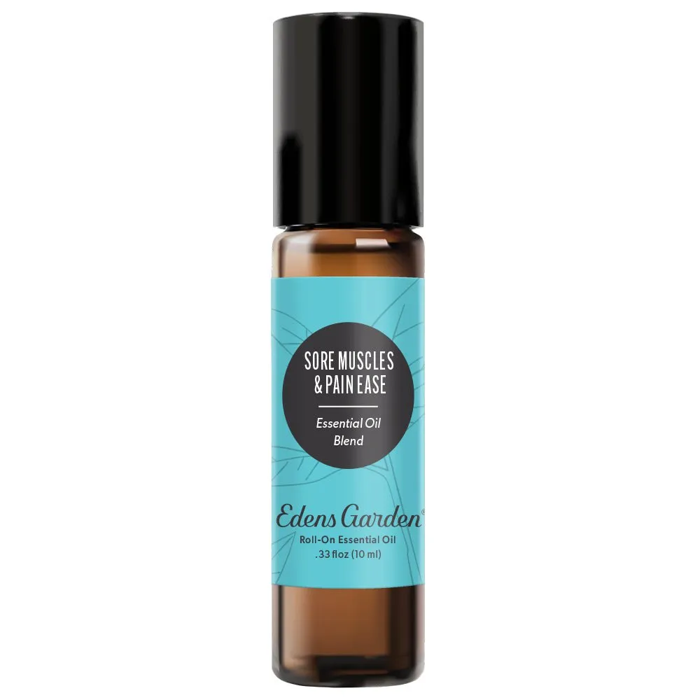 Sore Muscles & Pain Ease Essential Oil Blend- With Peppermint & Lavender For Recovery