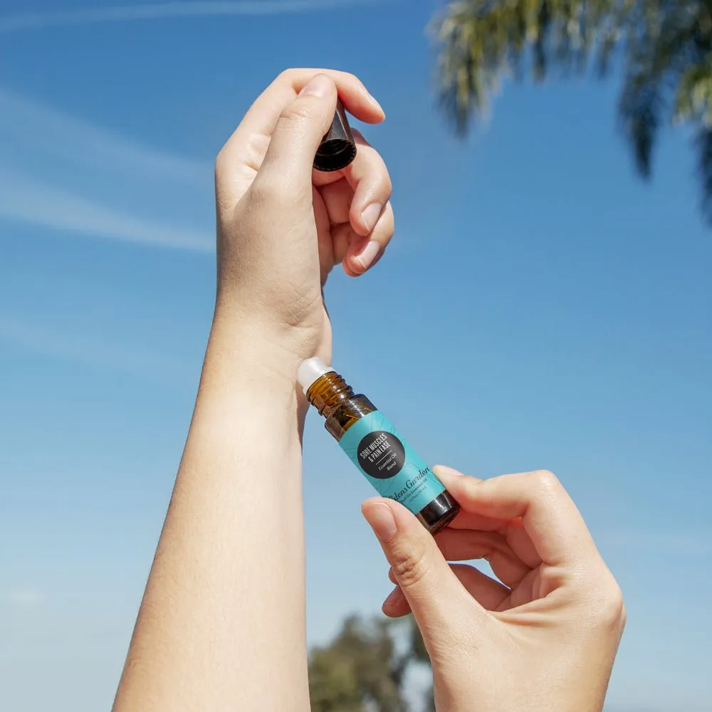 Sore Muscles & Pain Ease Essential Oil Blend- With Peppermint & Lavender For Recovery