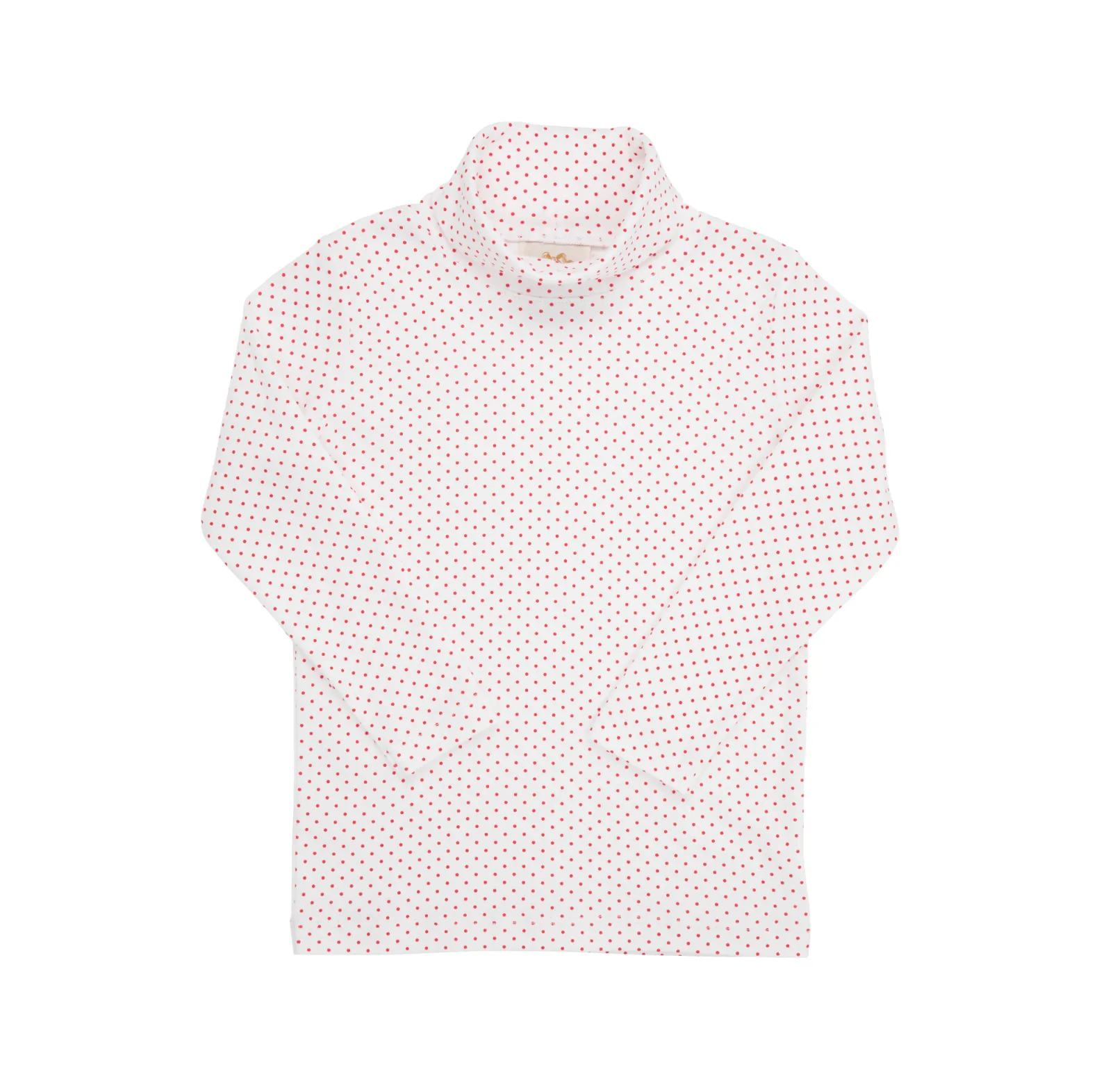 Tatum's Turtleneck Shirt Richmond Red Micro Dot