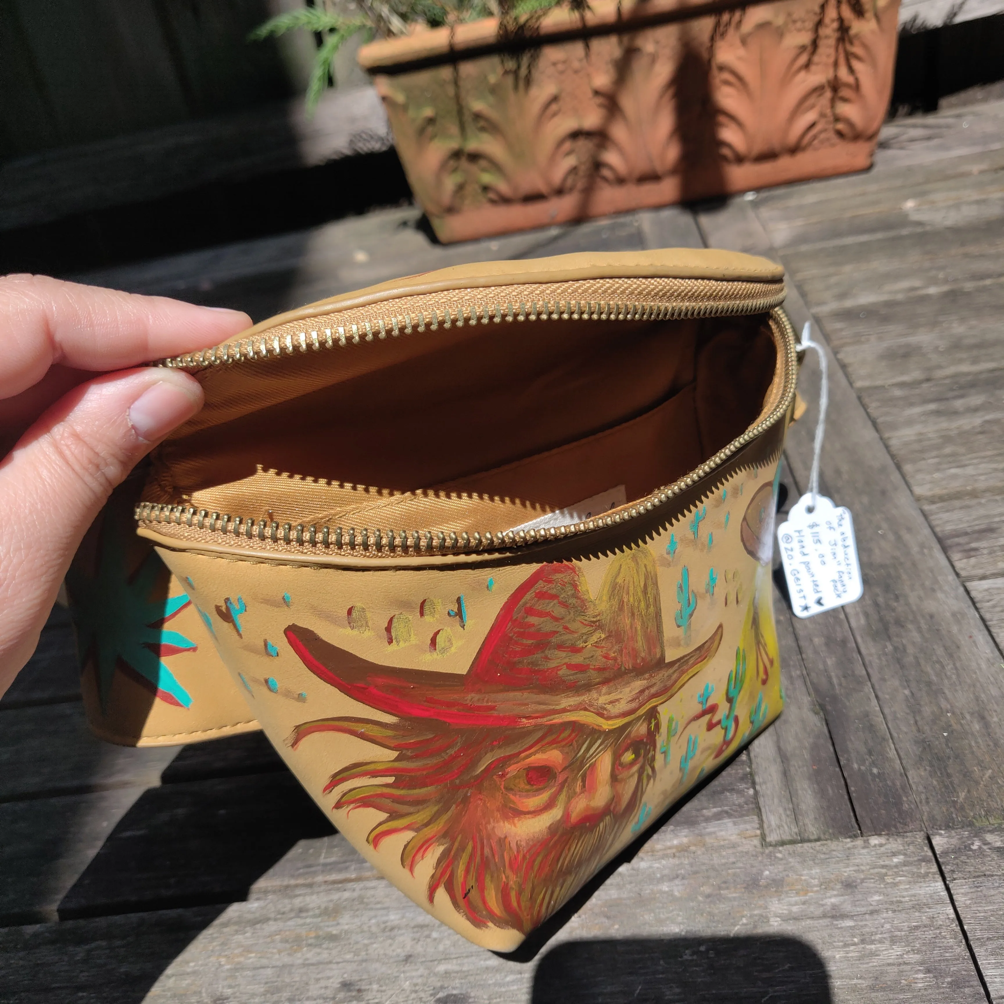The Abduction of Jim Hand-painted FANNY PACK