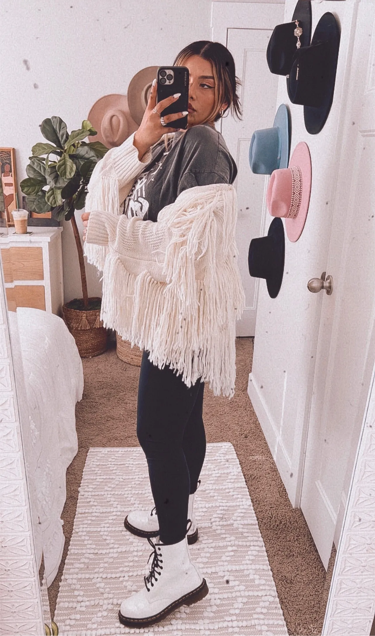 the butterfly effect fringe cardigan