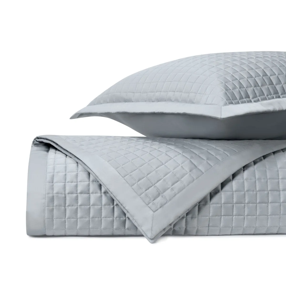 Time Square Quilted Blue Gray by Home Treasures
