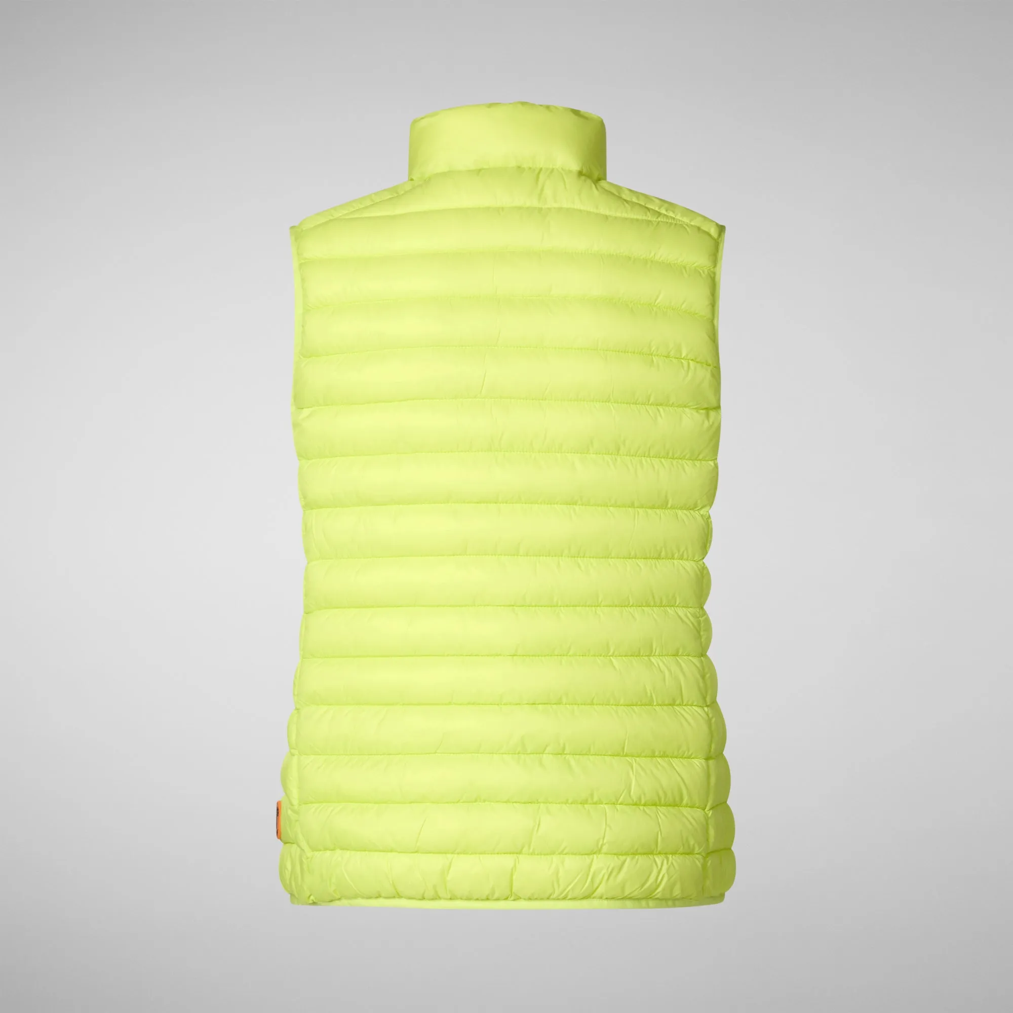 Women's Animal free Puffer Vest Charlotte in Lichen Green