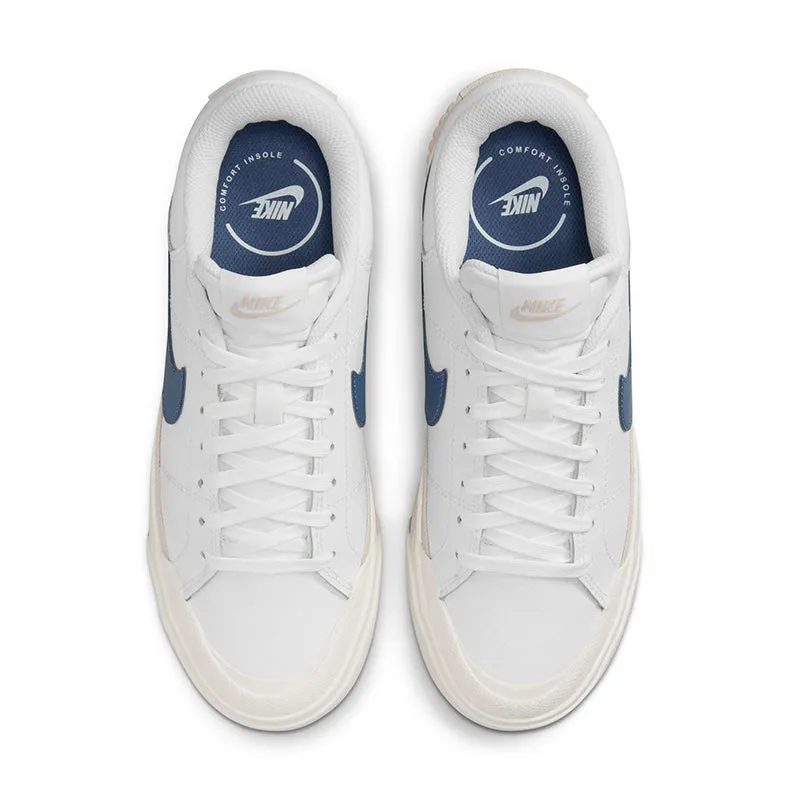 Women's Court Legacy Lift White/Diffused Blue