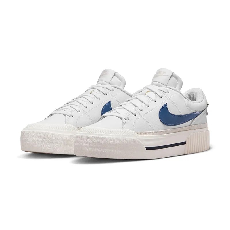 Women's Court Legacy Lift White/Diffused Blue
